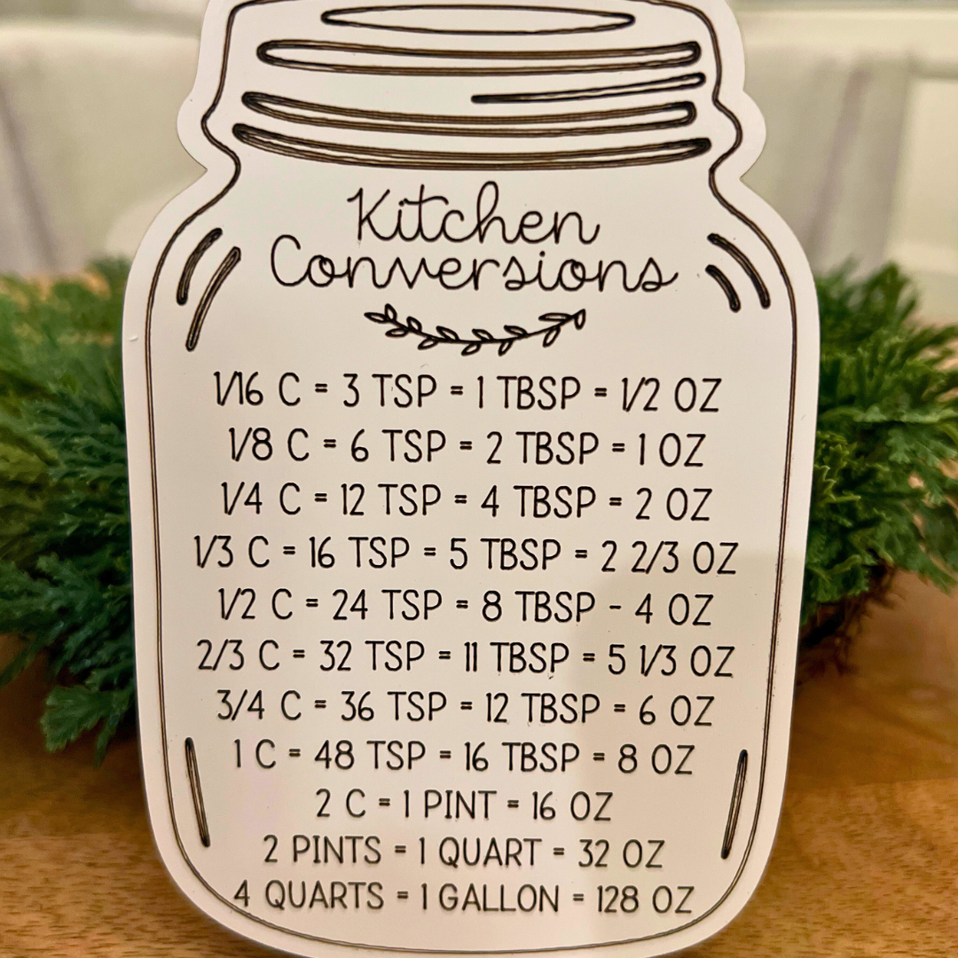 Kitchen Conversions Measurement Magnet