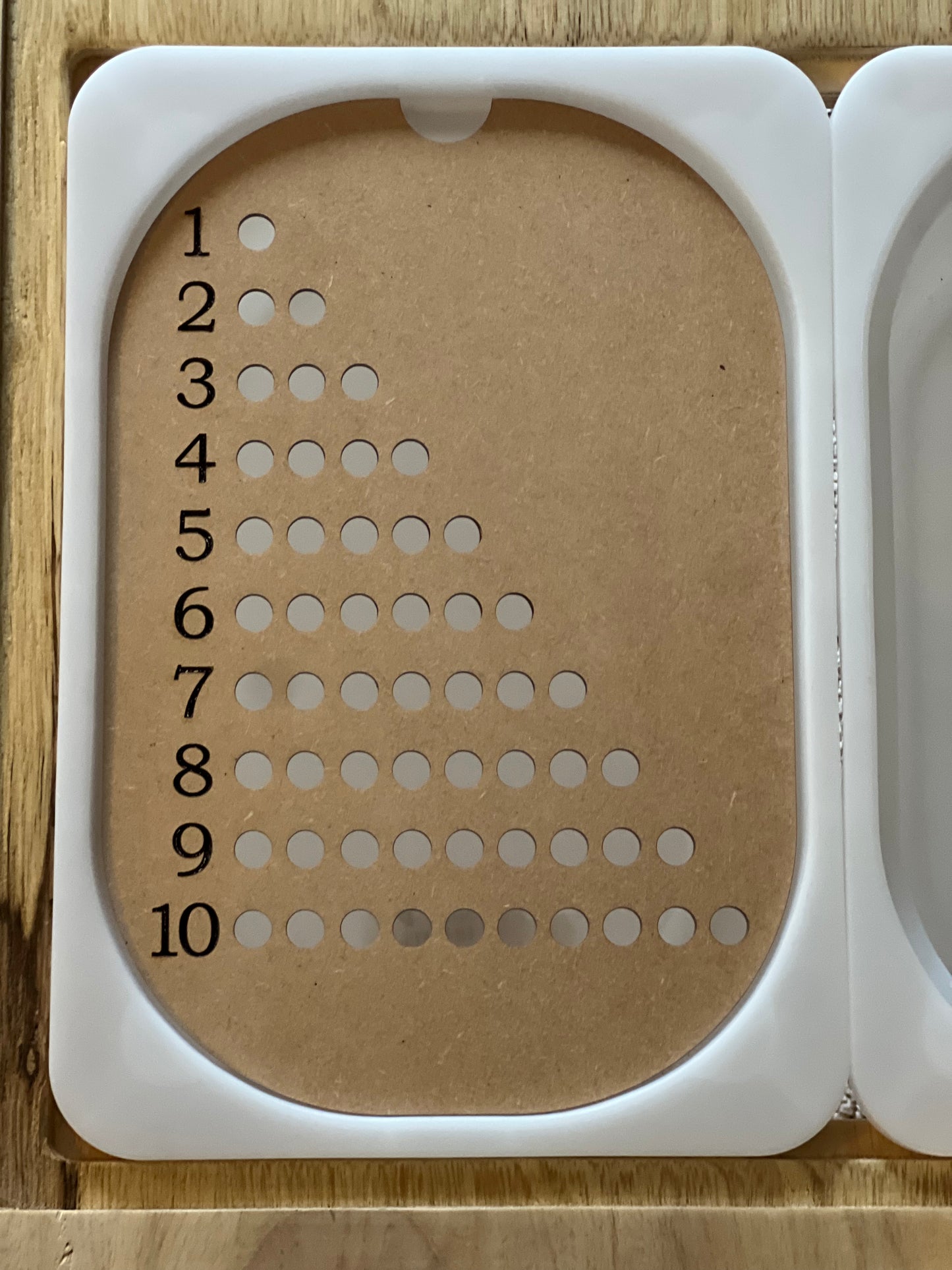 Counting Stair Lid Insert