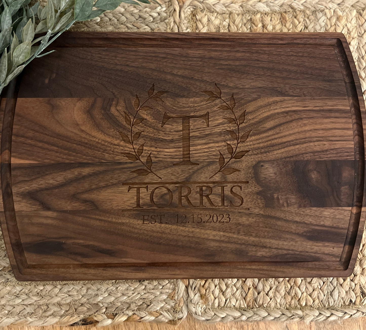 Custom Walnut Cutting Board