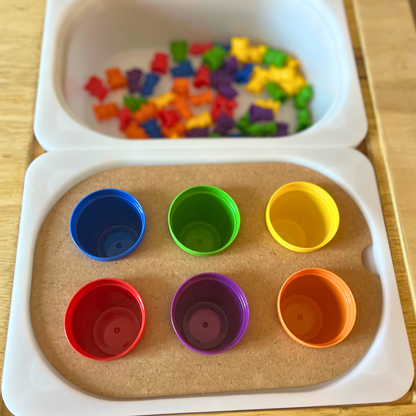 Sorting and Counting Bear + Cups Lid Set