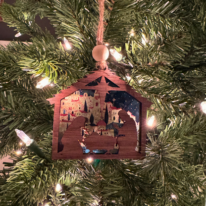 Bethlehem Nativity Ornament | Christmas Nativity Ornament