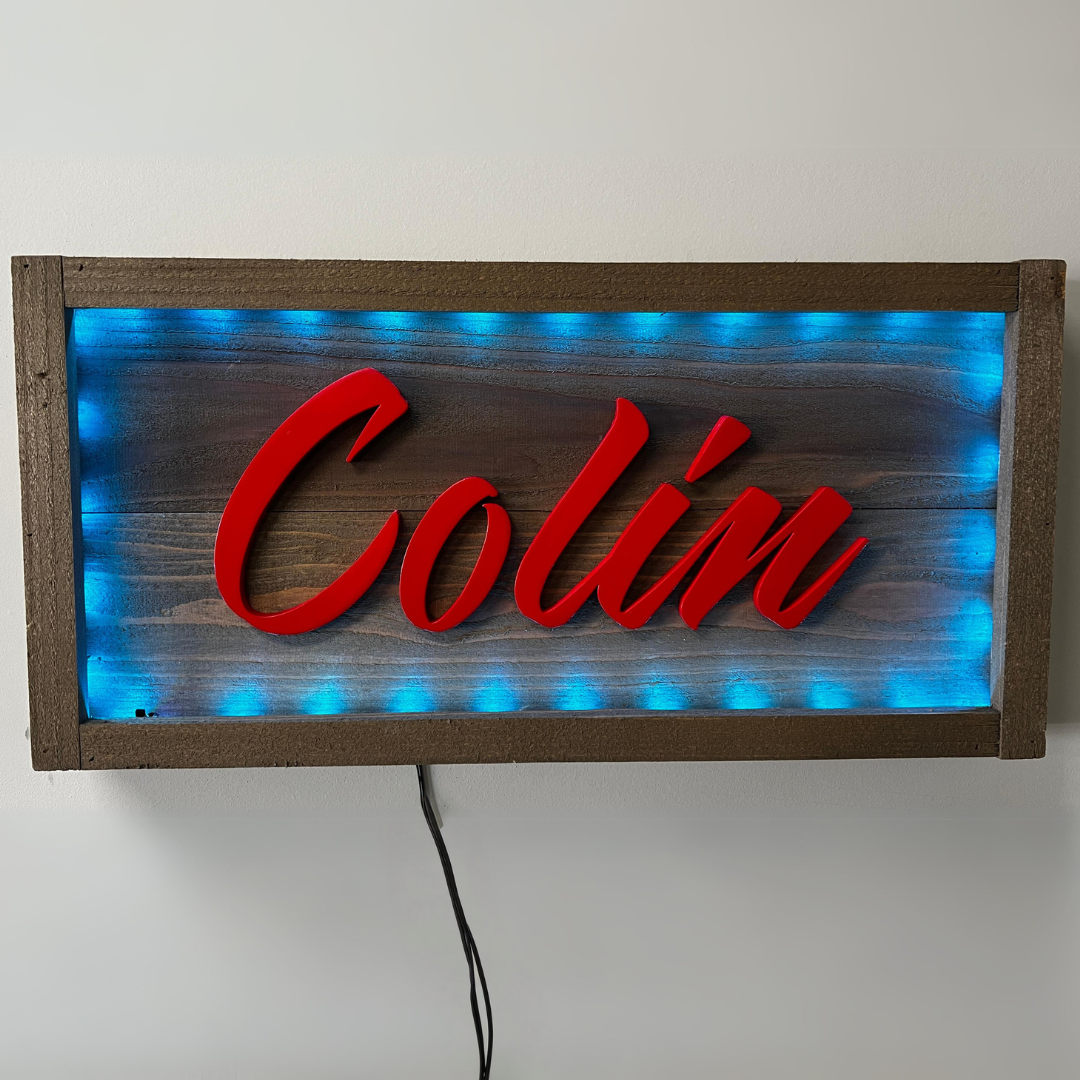 Custom LED Name Sign