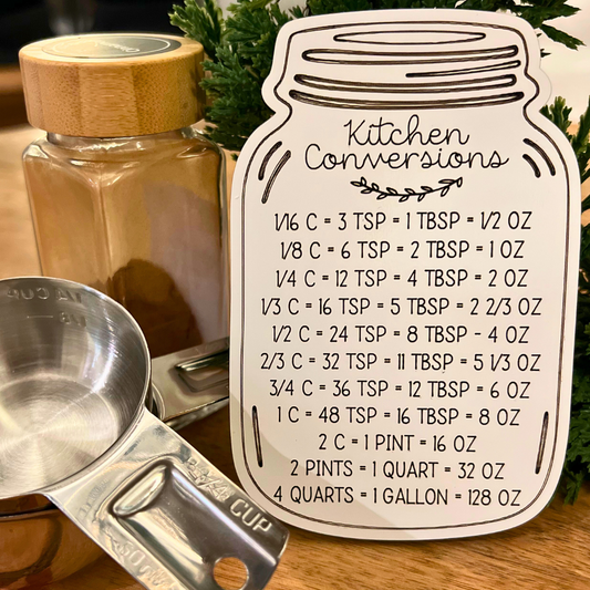 Kitchen Conversions Measurement Magnet