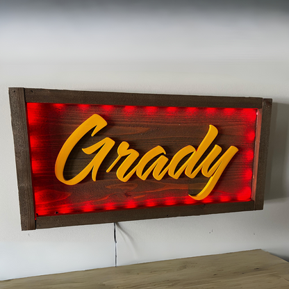 Custom LED Name Sign