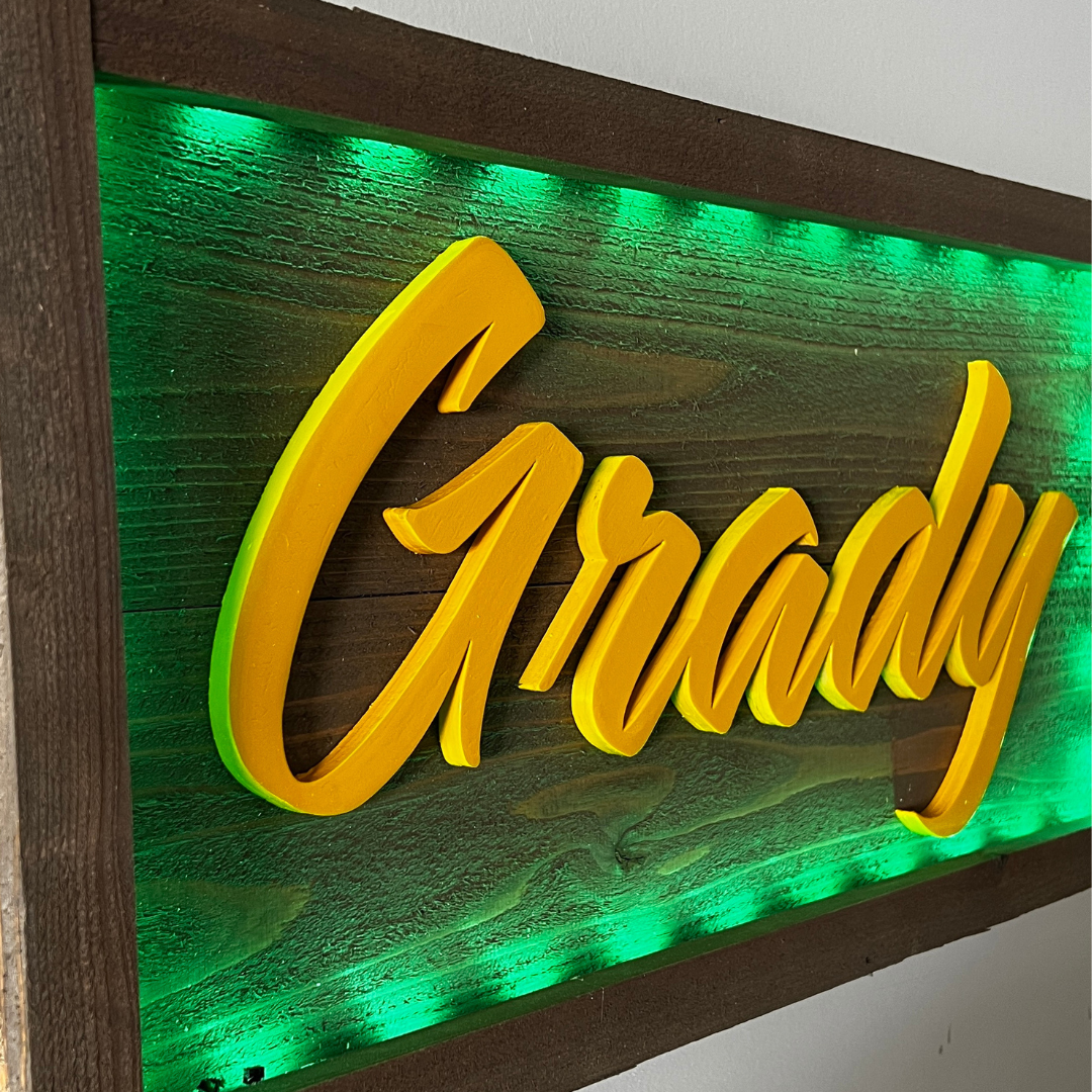 Custom LED Name Sign