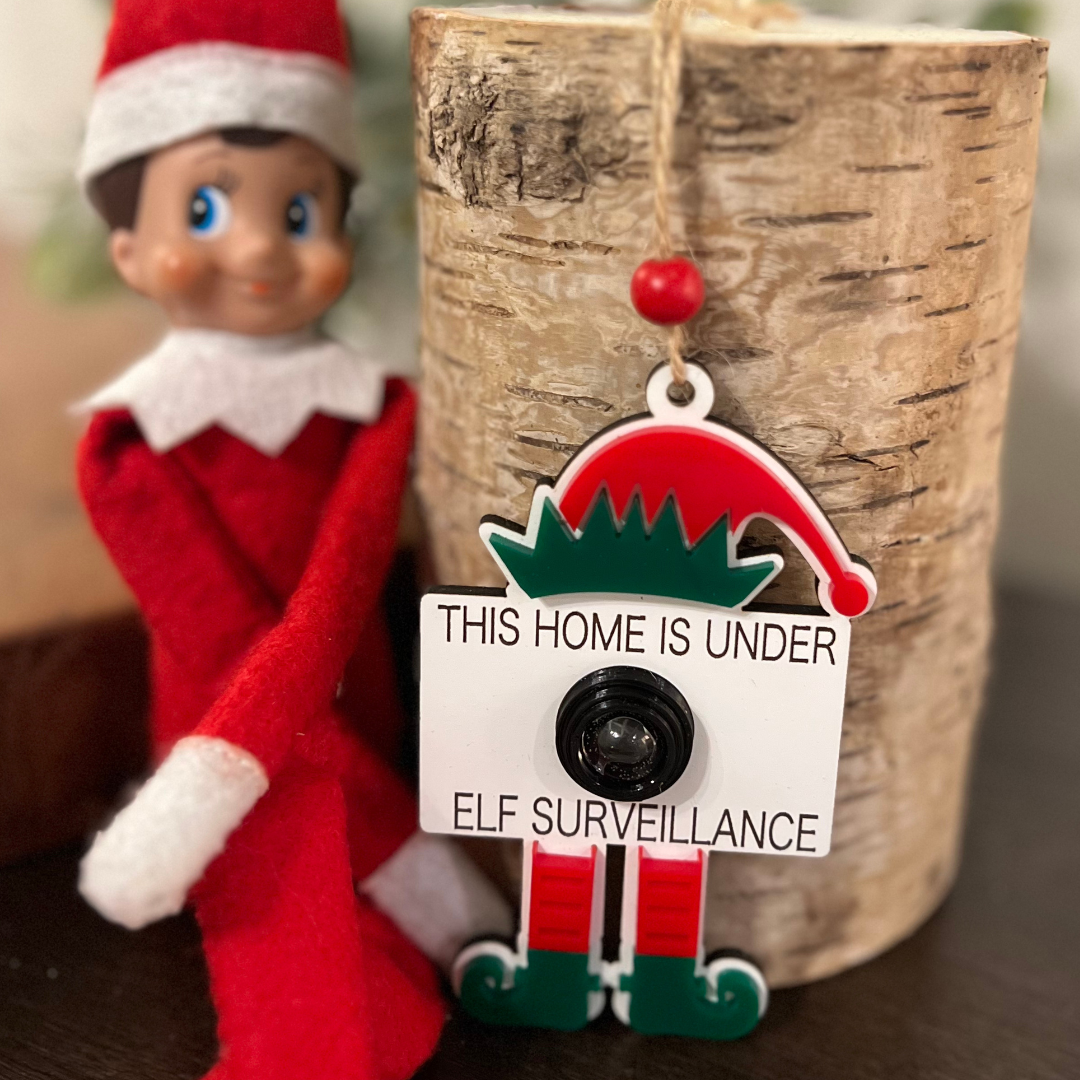 Elf Camera Surveillance Ornament