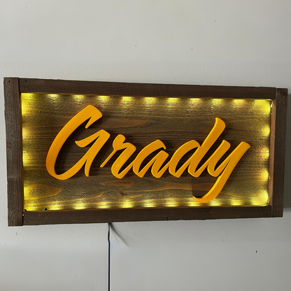 Custom LED Name Sign