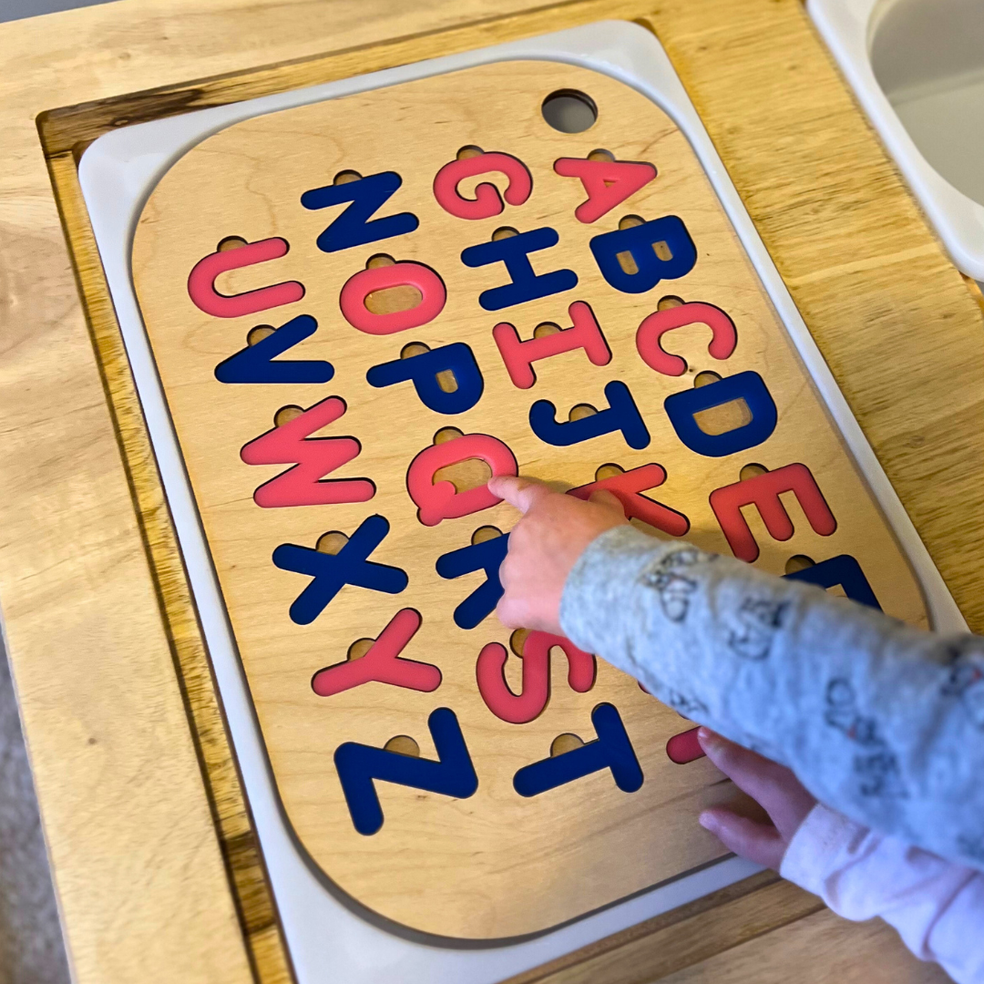 Alphabet Puzzle Lid Insert – Triple Twig Designs