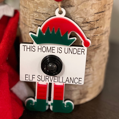 Elf Camera Surveillance Ornament