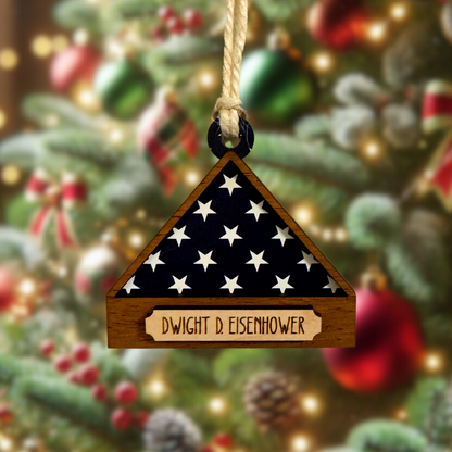 Patriotic Memorial Ornament | Custom Flag Design