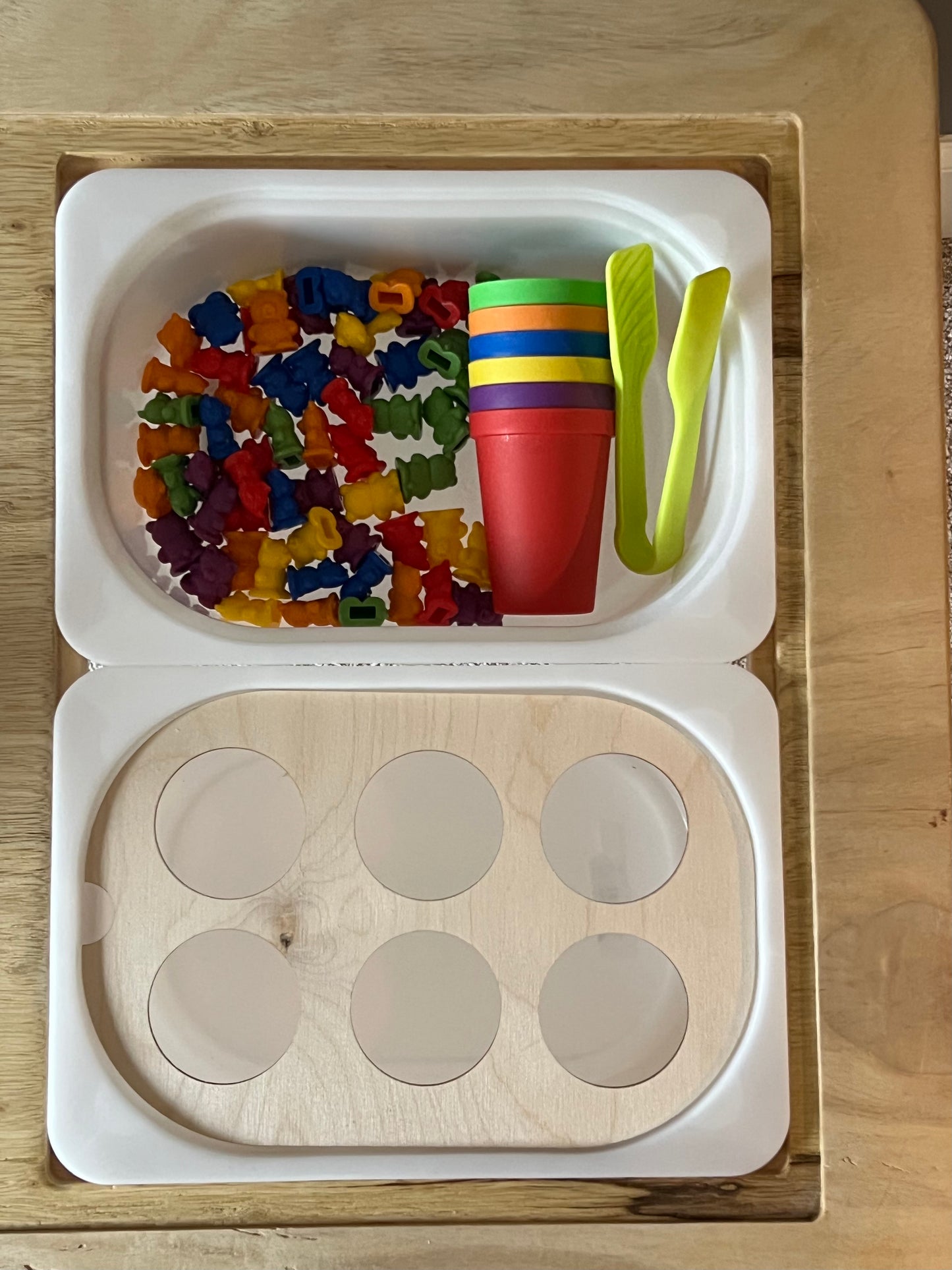 Sorting and Counting Bear + Cups Lid Set