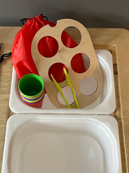 Sorting and Counting Bear + Cups Lid Set