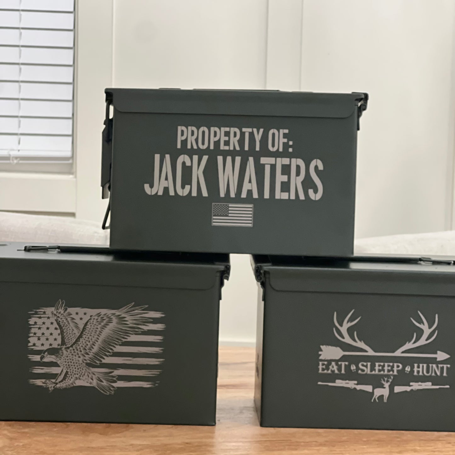 Personalized .50 Caliber Ammo Can