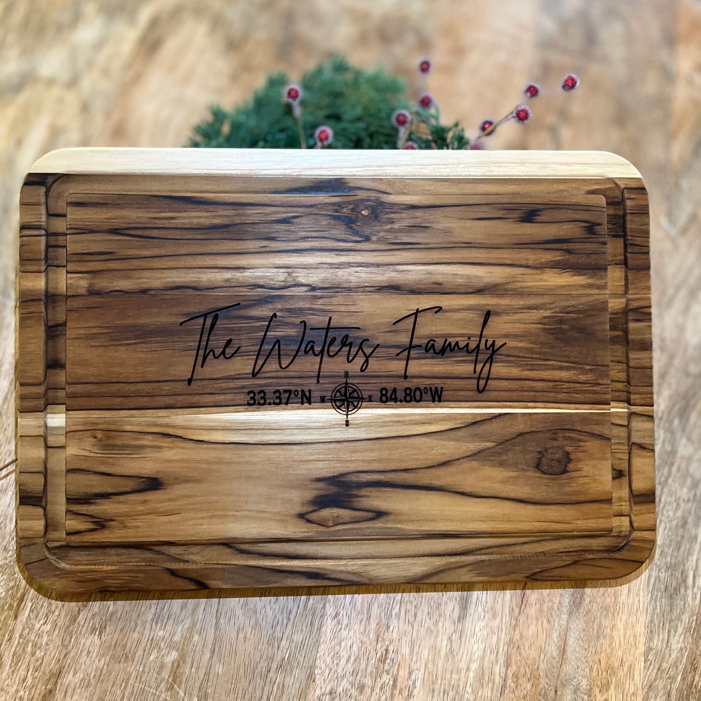 Custom Teak Cutting Board